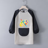 Tablier Ecole Maternelle Gris & Noir