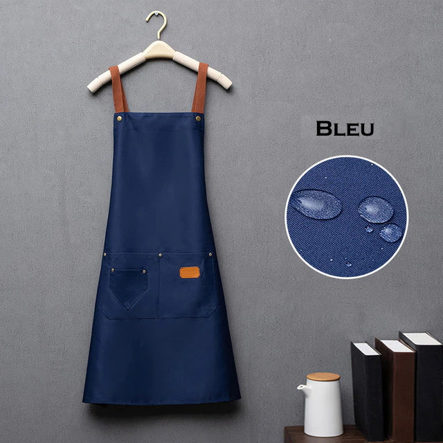 Tablier de Cuisine Personnalisable Bleu