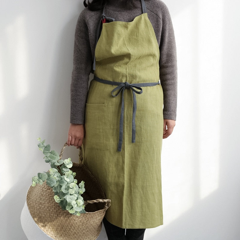 Tablier en Lin Model