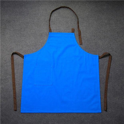 Tablier Personnalisé Logo Bleu et Marron