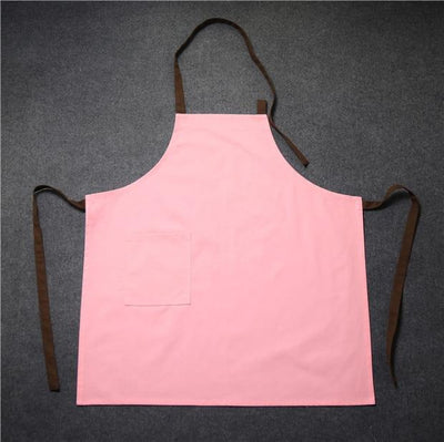 Tablier Personnalisé Logo Rose et Marron