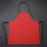 Tablier Personnalisé Logo Rouge et Marron