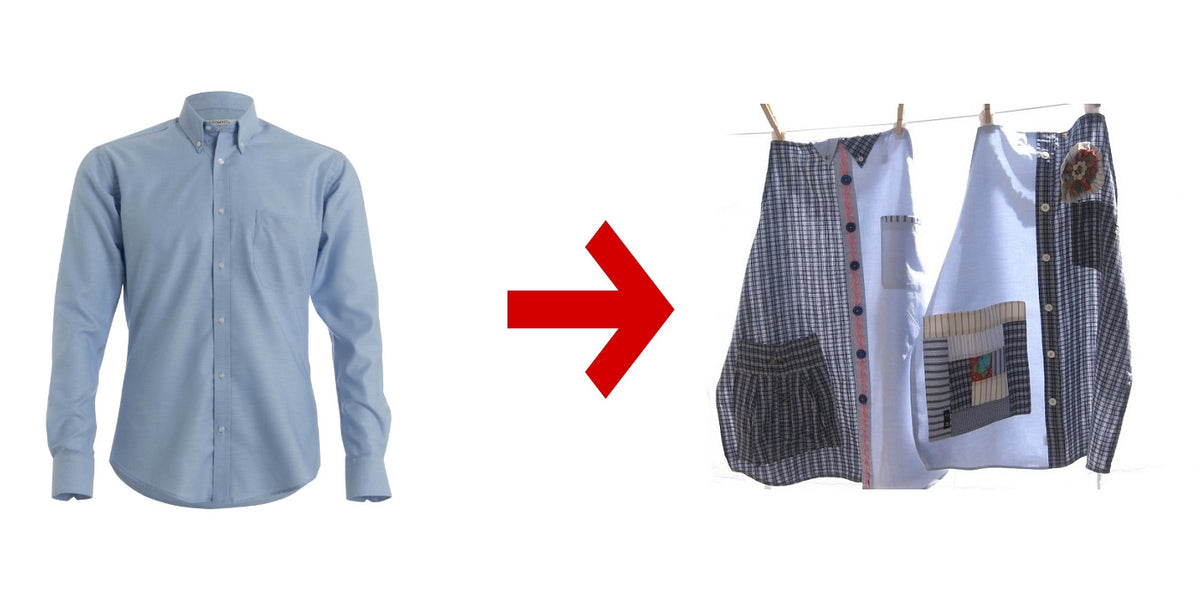 Comment faire un tablier avec une chemise ? Bild