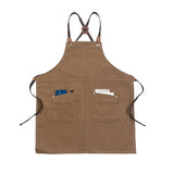 Tablier de Cuisine Homme Personnalisé Marron