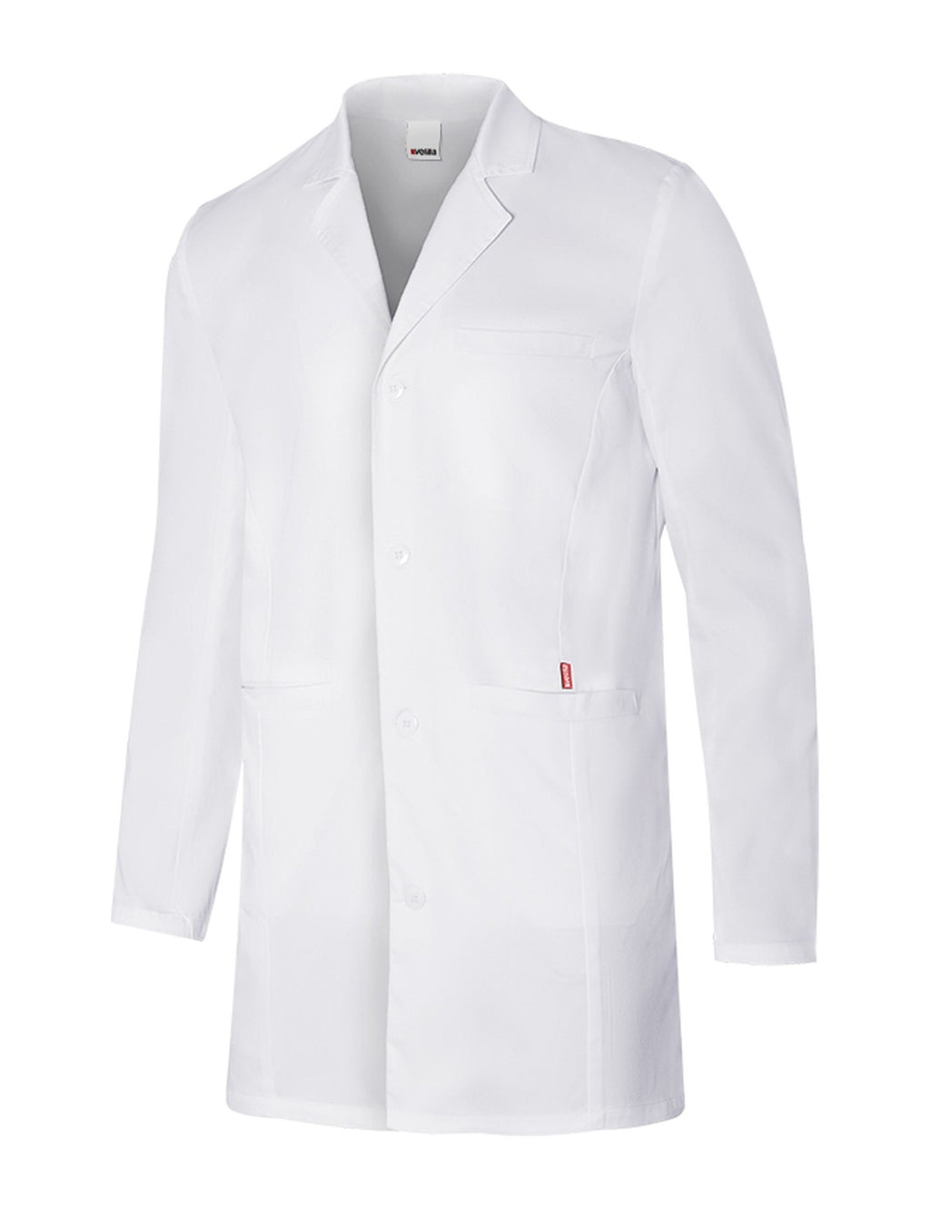 Blouse médecin homme blanche, de face