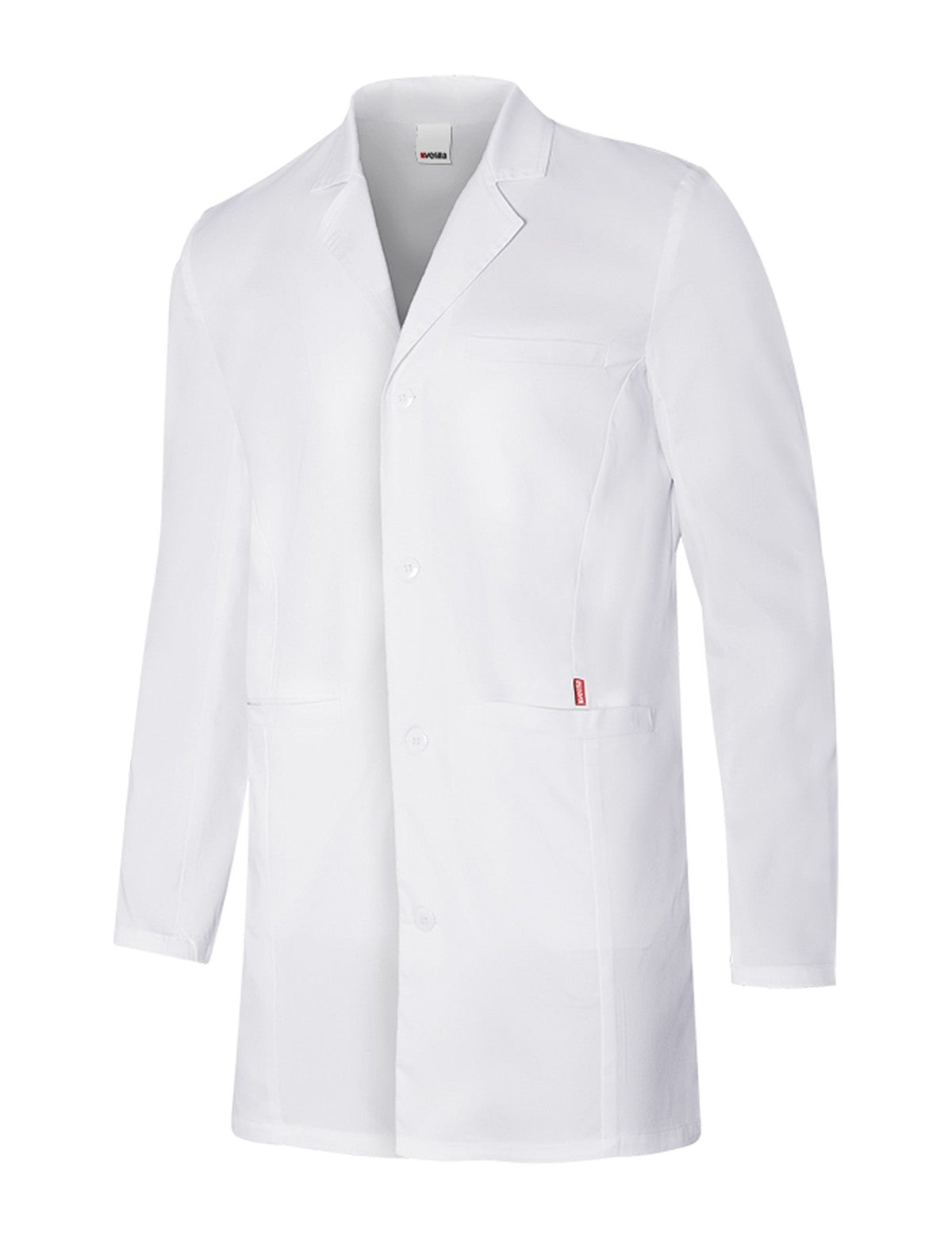 Blouse médecin homme blanche, de face
