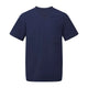 Men's V-neck medical tunic, navy, front view