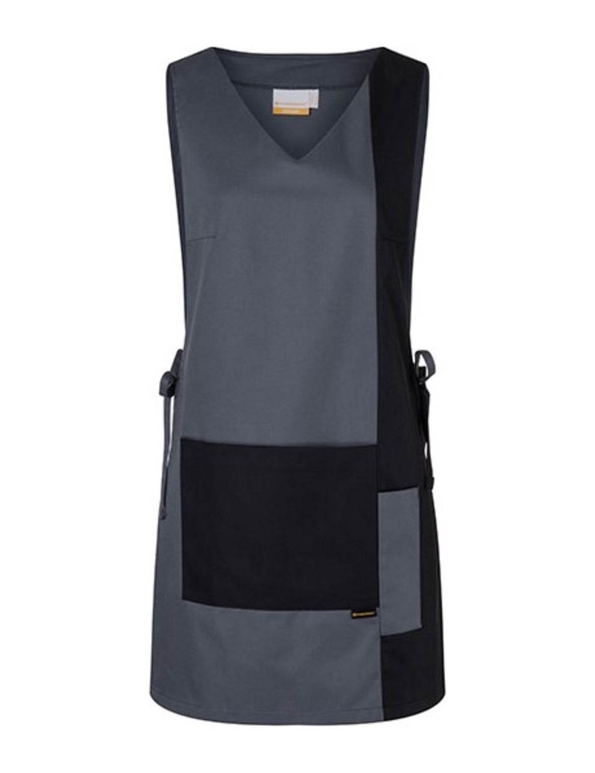 Blouse de Ménage, anthracite et noir, de face