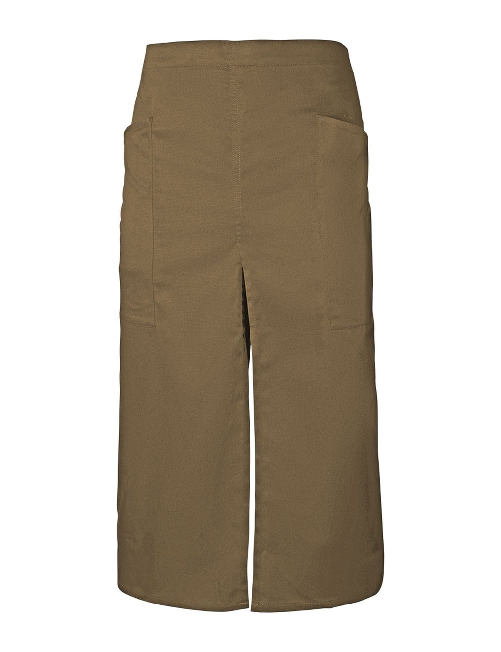 Jupe Tablier, beige, de face