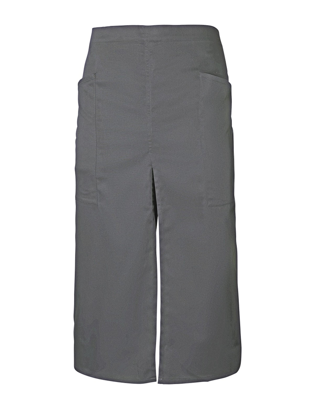 Jupe Tablier, gris, de face