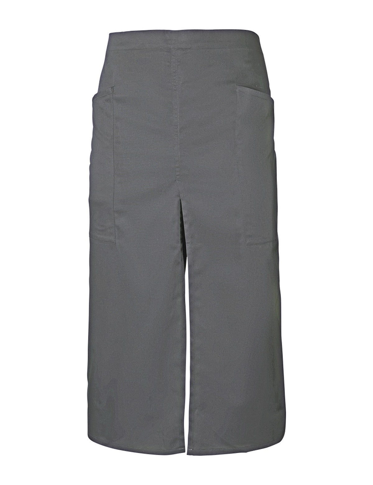 Jupe Tablier, gris, de face