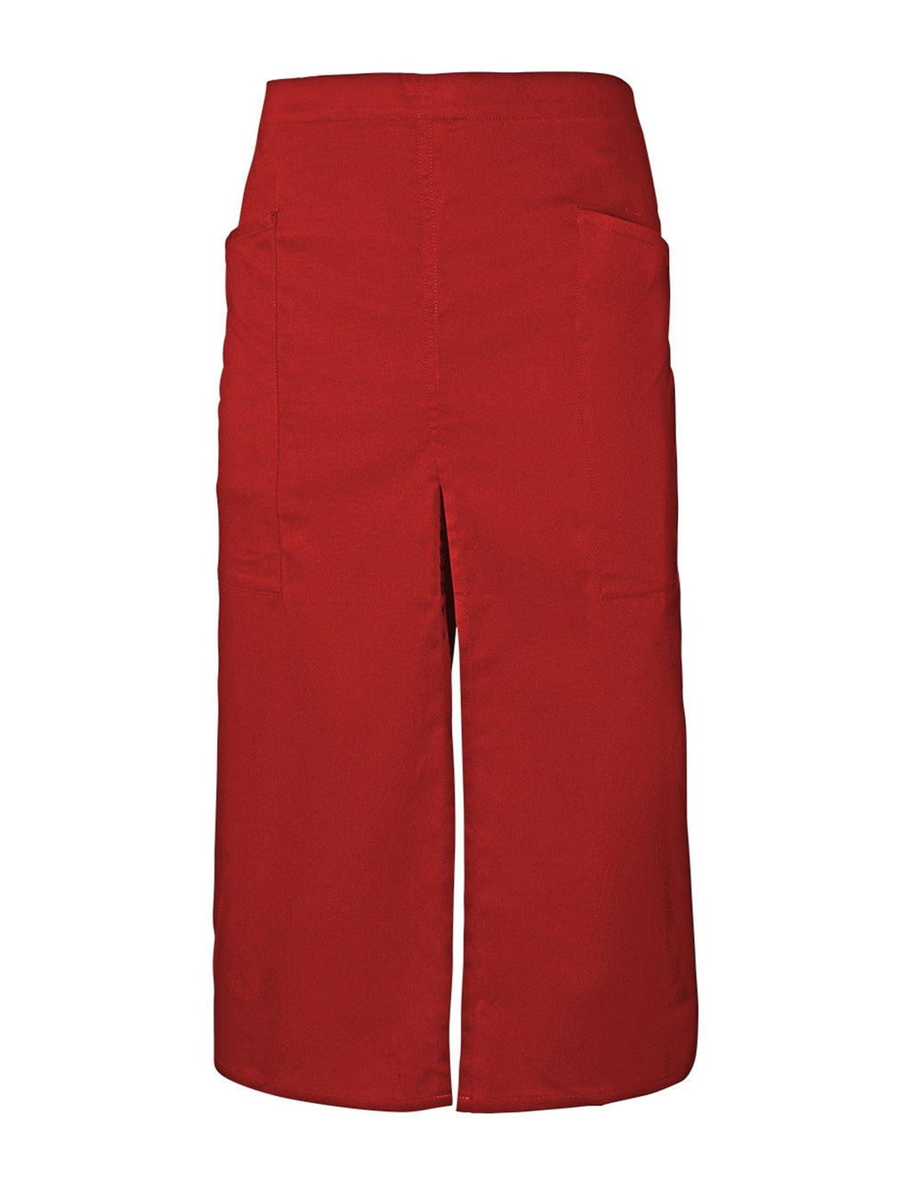 Jupe Tablier, rouge, de face
