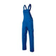 Latzhose Blau, Royalblau, Vorderansicht