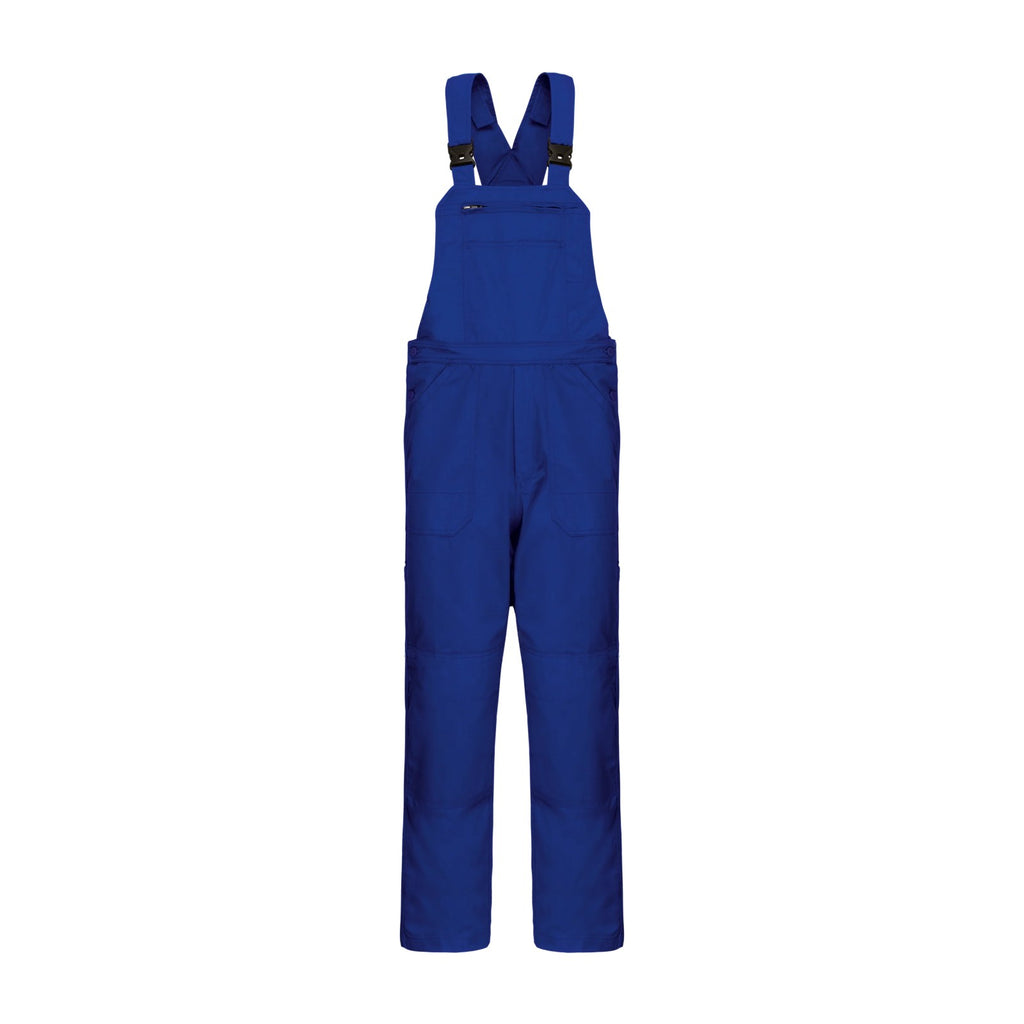 Arbeitslatzhose Blau, Royalblau, Vorderansicht