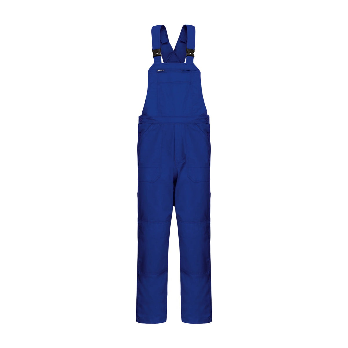 Arbeitslatzhose Blau, Royalblau, Vorderansicht