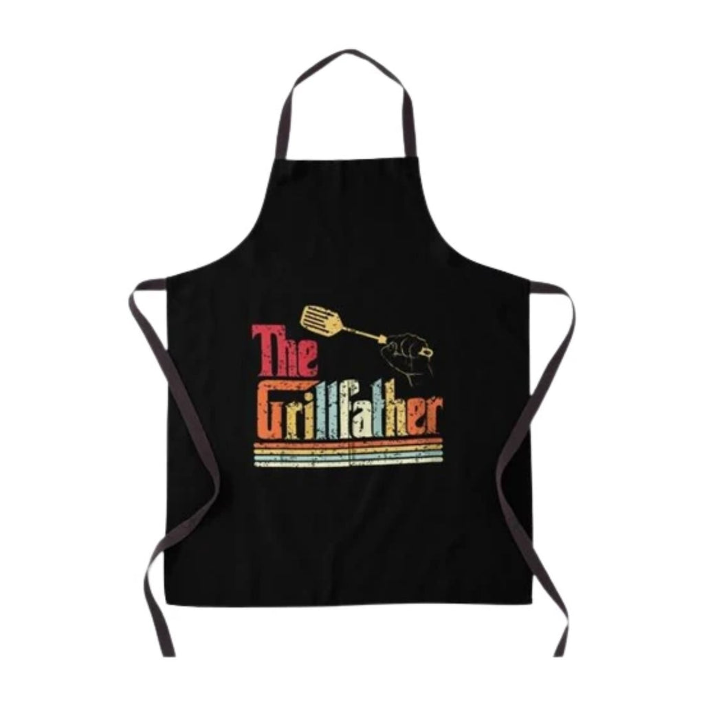 Grillschürze GrillFather, Schwarz bedruckt