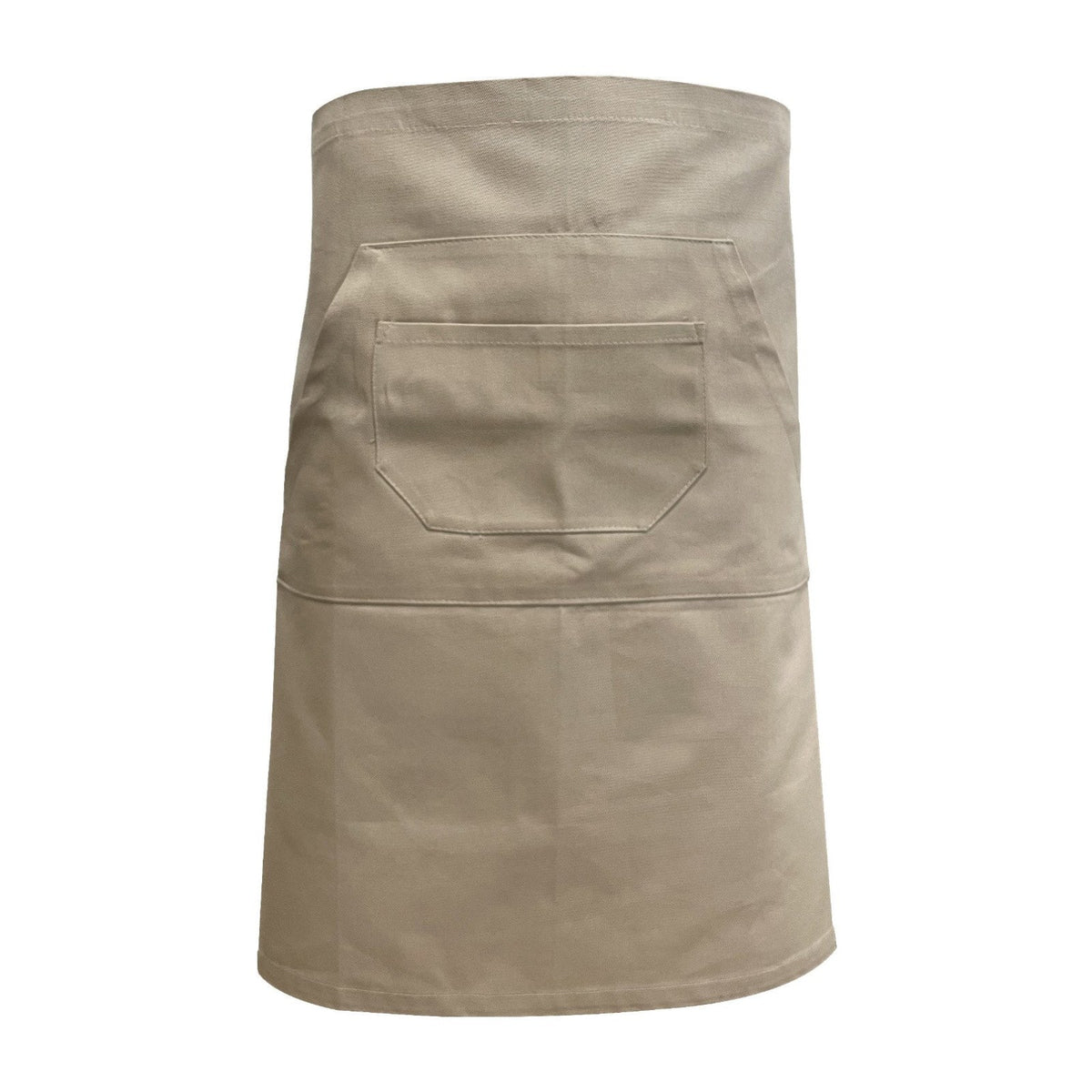 Barkeeper-Schürze, Beige, Vorderansicht