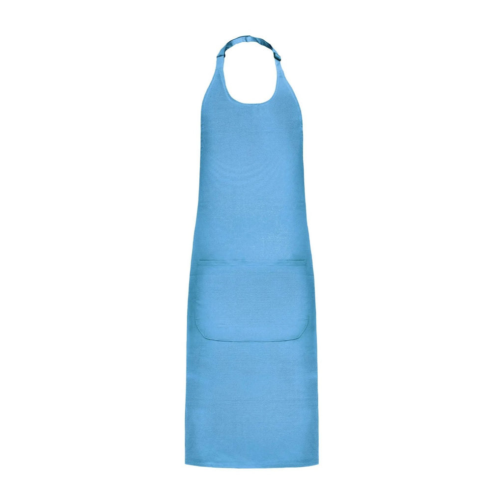 Latzschürze, Himmelblau, Vorderansicht