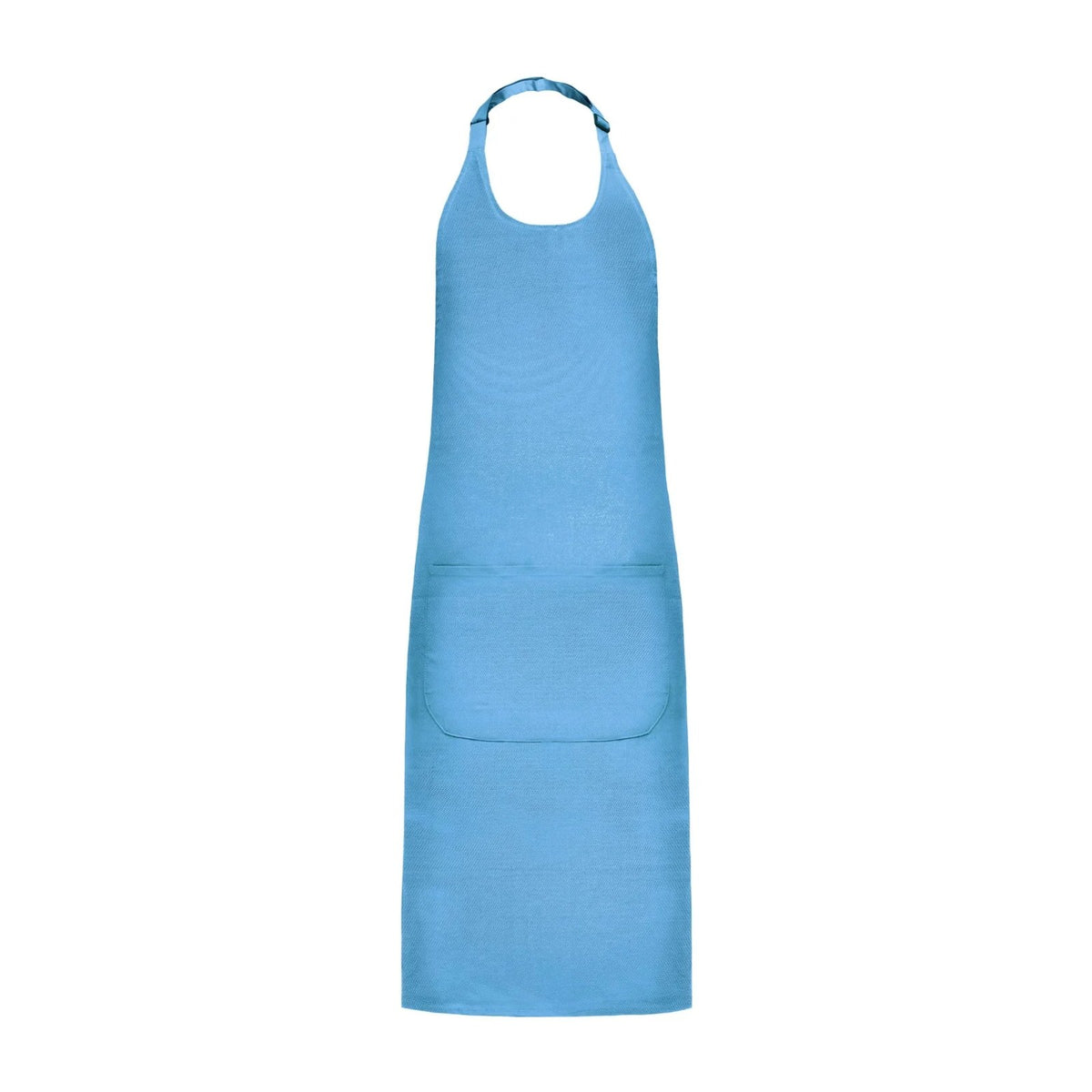 Latzschürze, Himmelblau, Vorderansicht