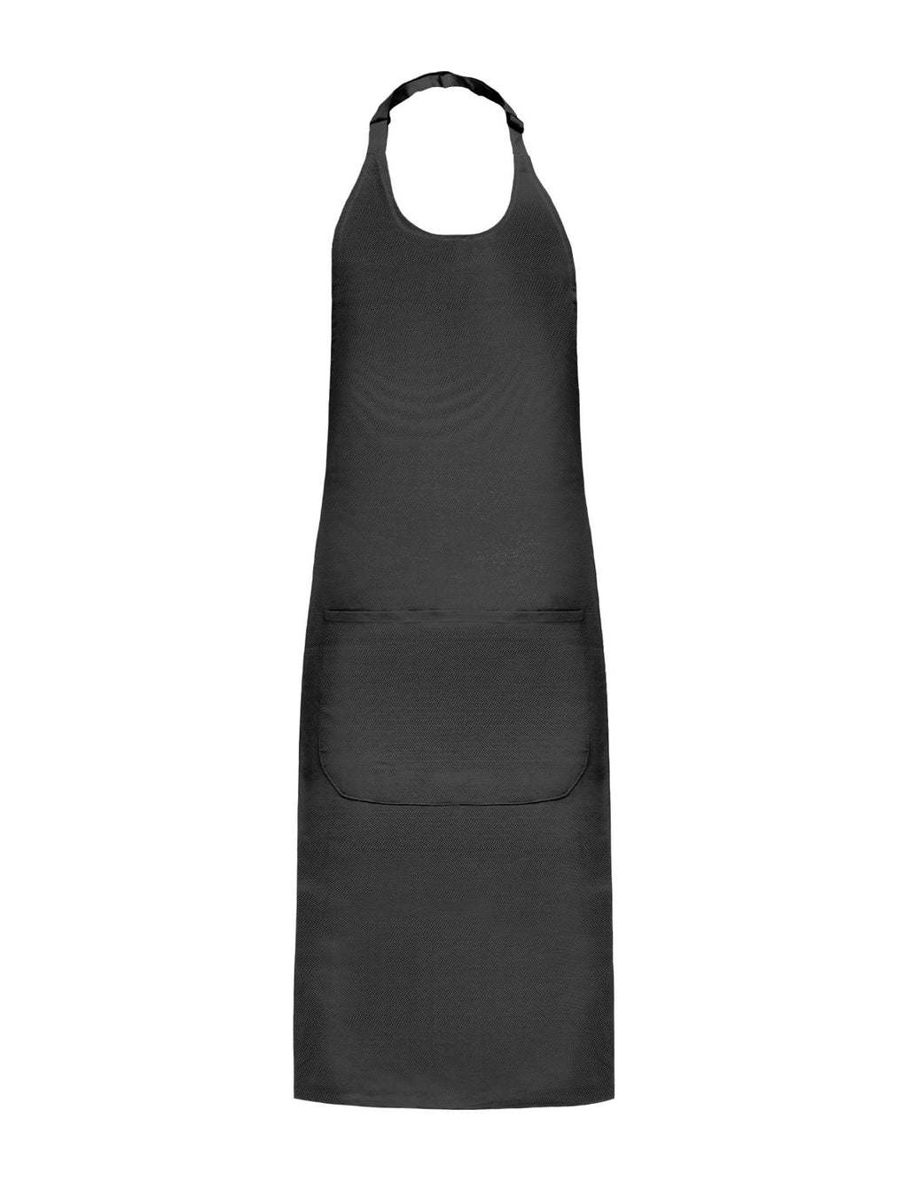 Tablier à Bavette, noir, de face