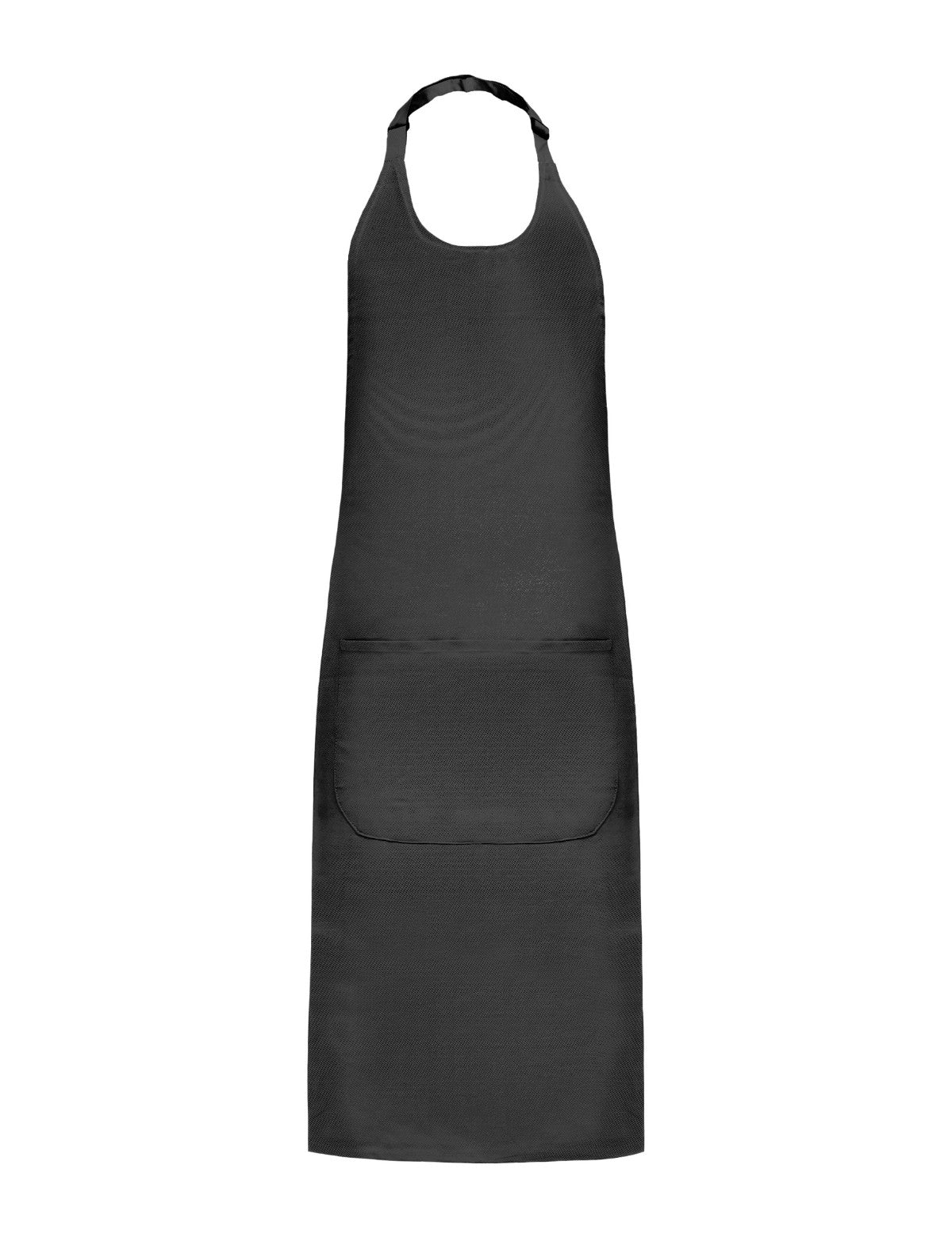 Tablier à Bavette, noir, de face