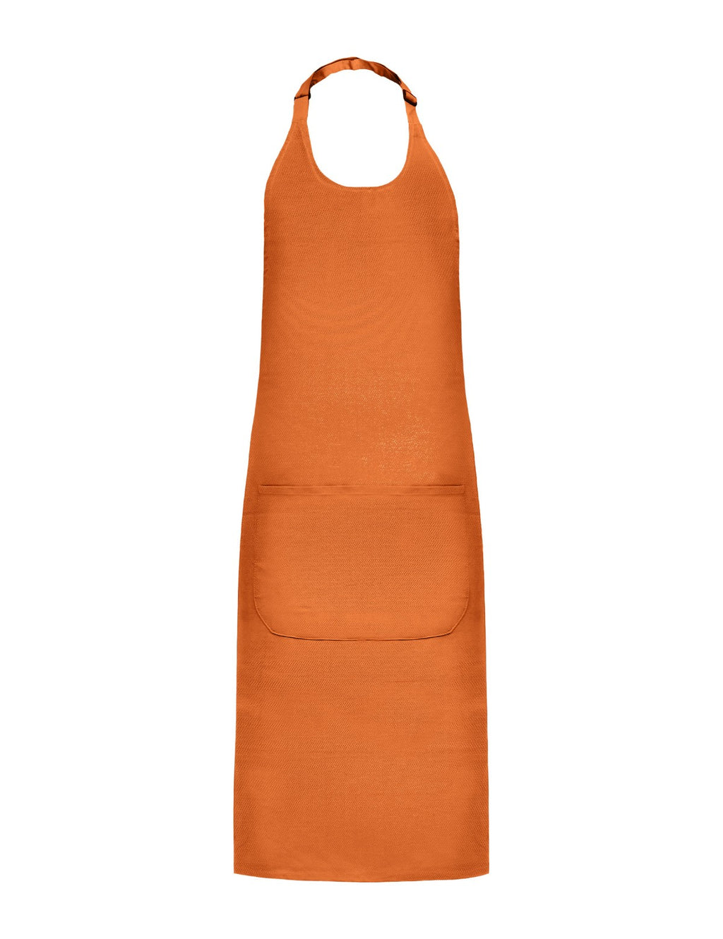 Tablier à Bavette, orange, de face