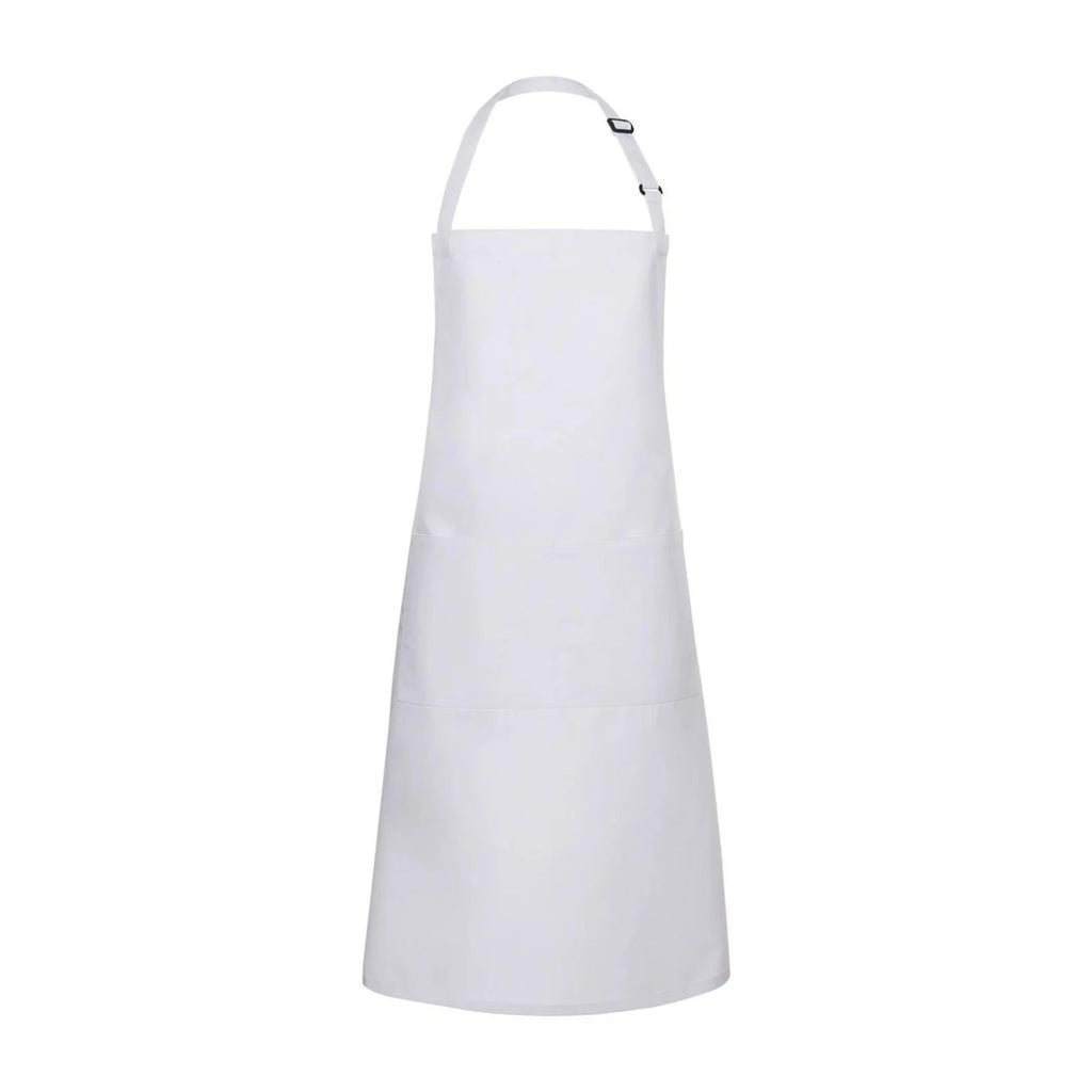 Tablier de Cuisine Blanc, coloris blanc, sur fond blanc