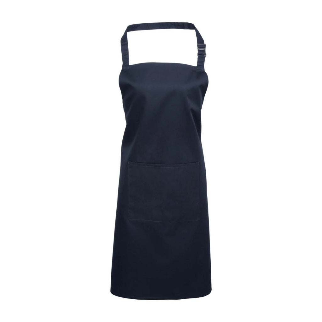 Kochschürze Blau, Marineblau, Vorderansicht