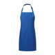 Kinderschürze Blau für den Kindergarten, Royalblau, Vorderansicht