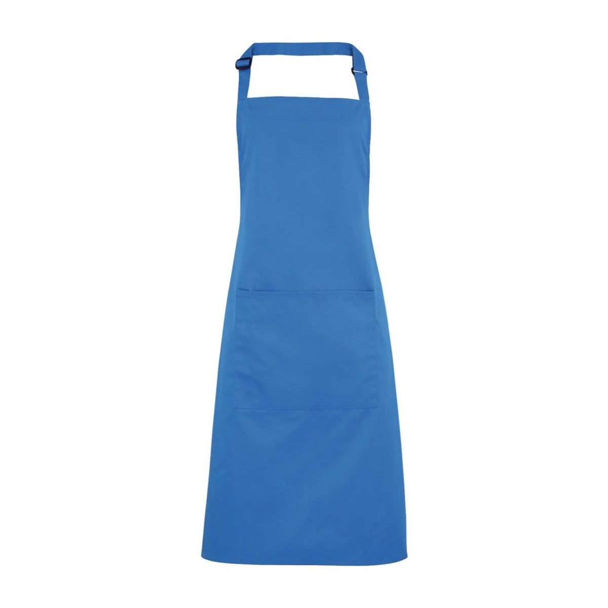 Kochschürze Blau, Saphirblau, Vorderansicht