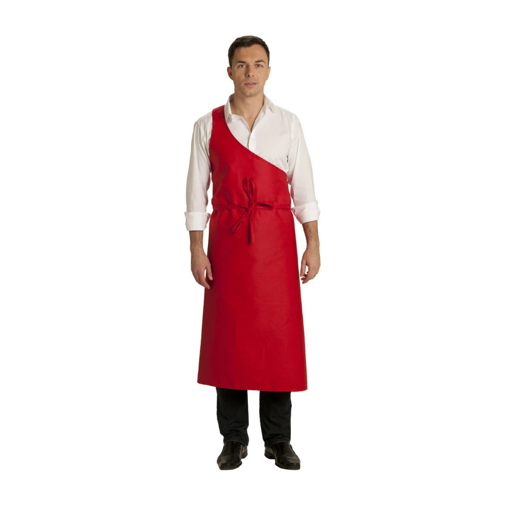 Metzgerschürze, Rot, Vorderansicht