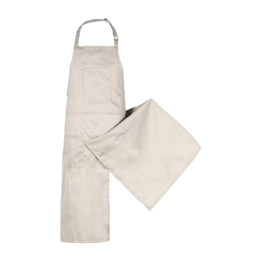 Tablier céramiste réglable, six teintes au choix, beige, à plat