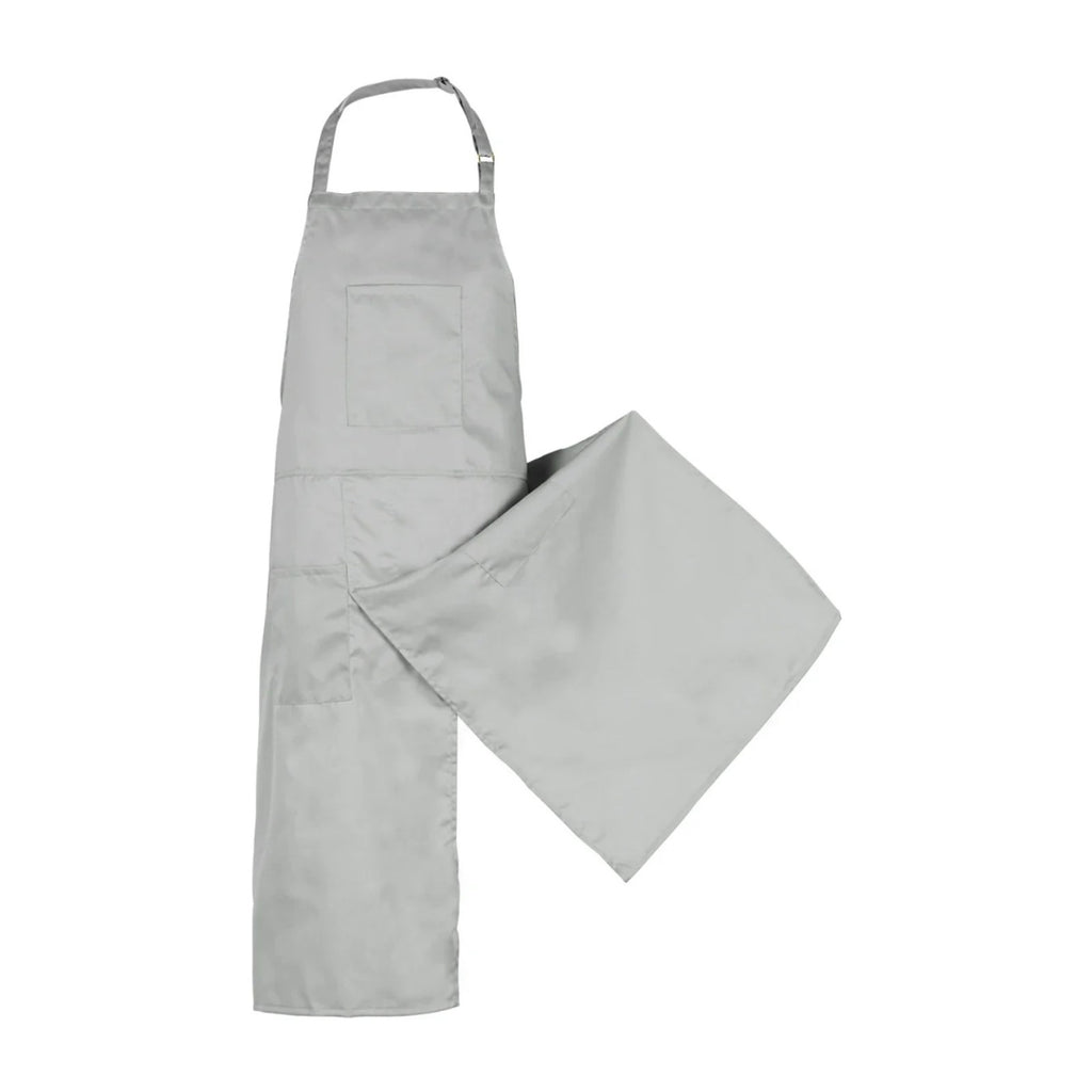 Tablier céramiste réglable, six teintes au choix, gris, à plat