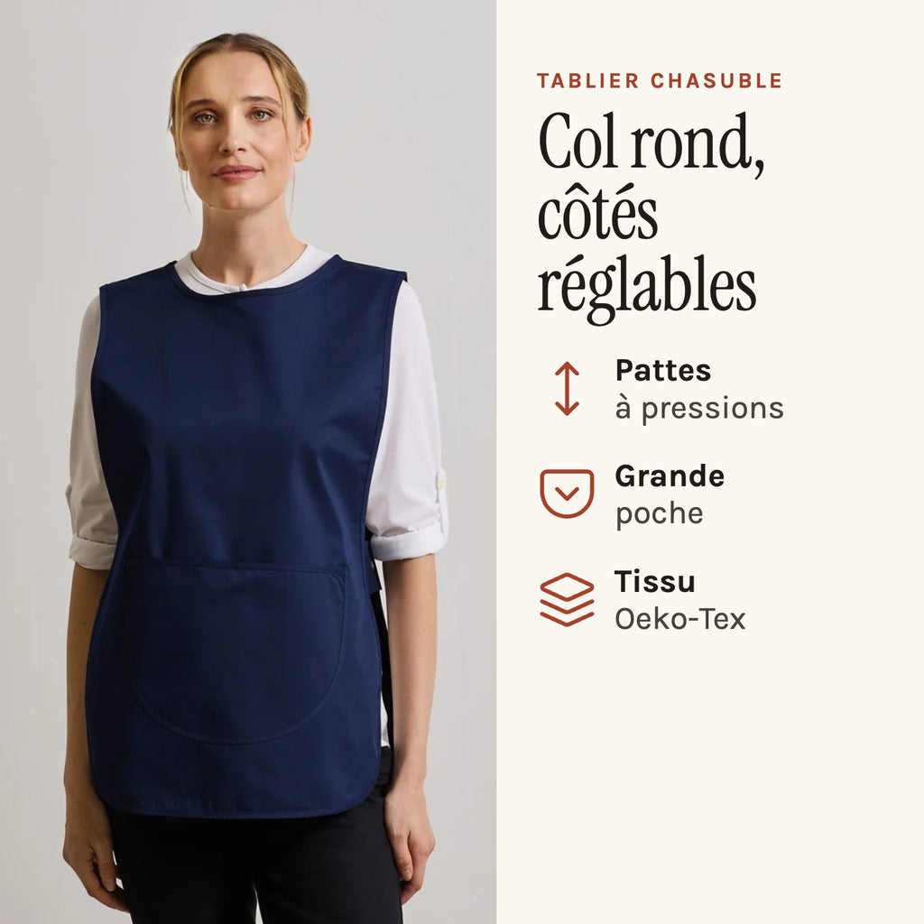 Tablier Chasuble, les points forts