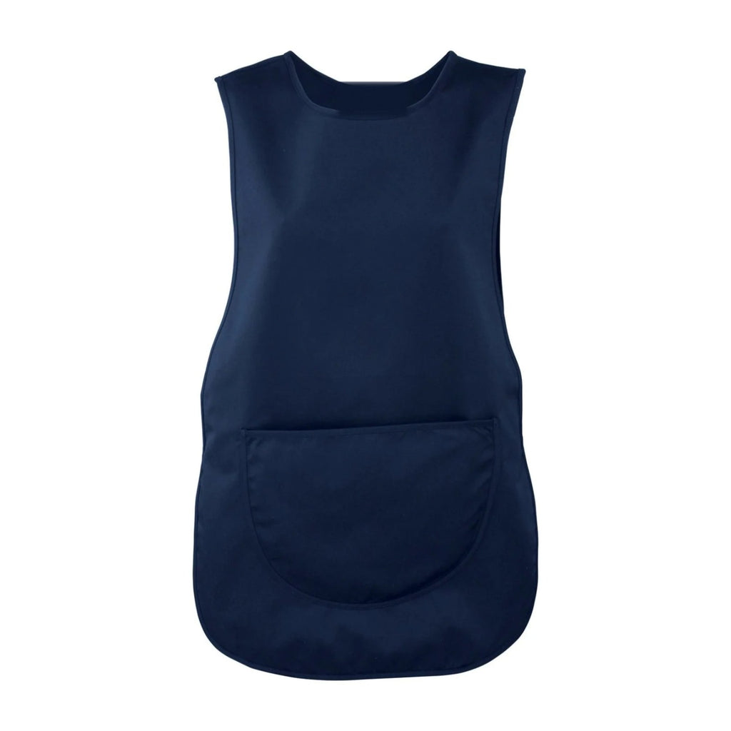 Tablier Chasuble, coloris bleu marine, sur fond blanc