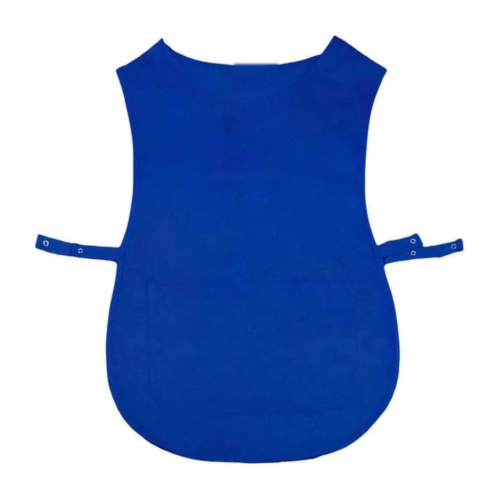 Überwurfschürze für Damen, Royalblau, Vorderansicht