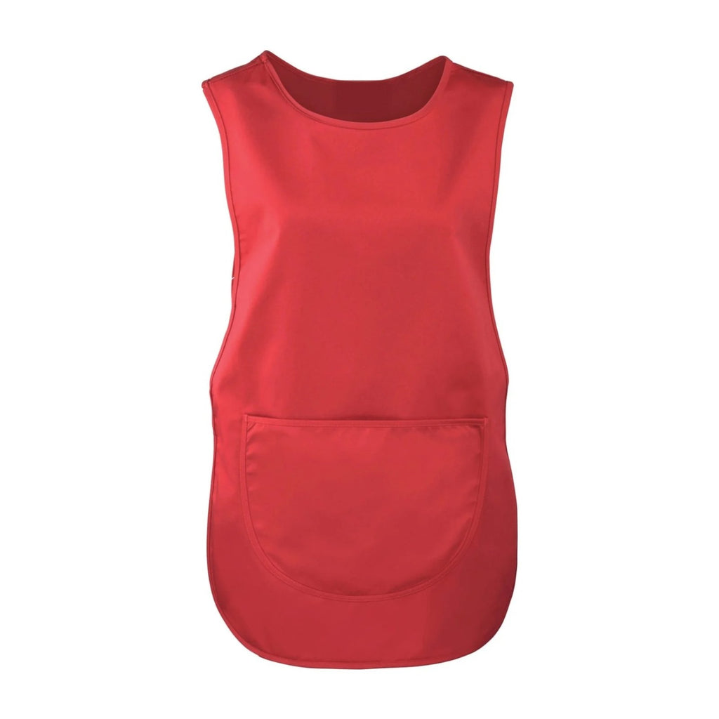 Tablier Chasuble, coloris rouge, sur fond blanc
