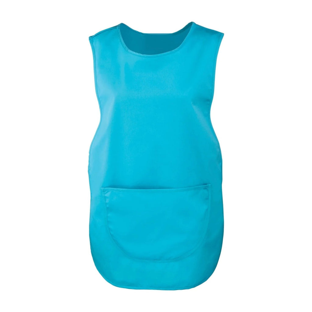 Tablier Chasuble, coloris turquoise, sur fond blanc