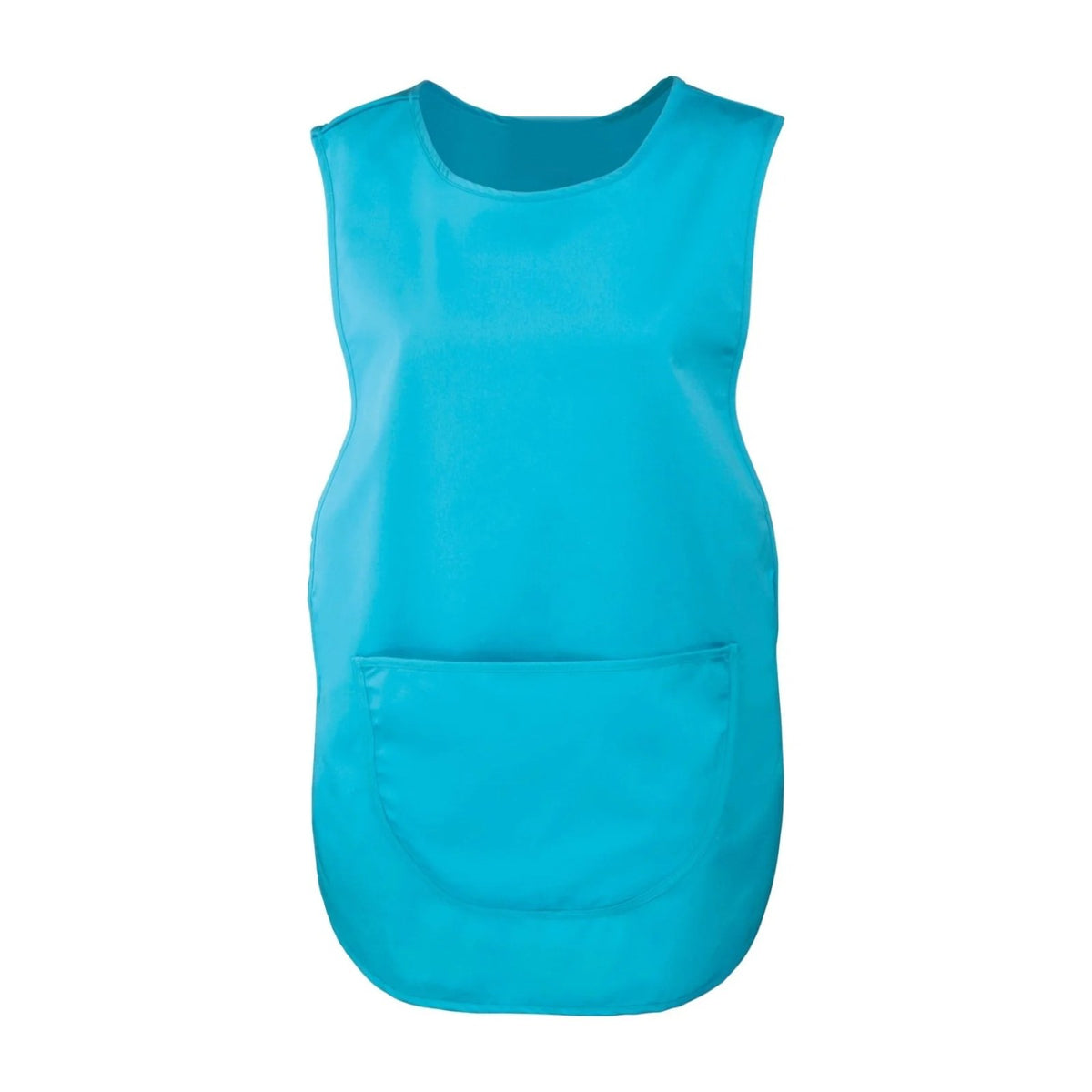 Tablier Chasuble, coloris turquoise, sur fond blanc