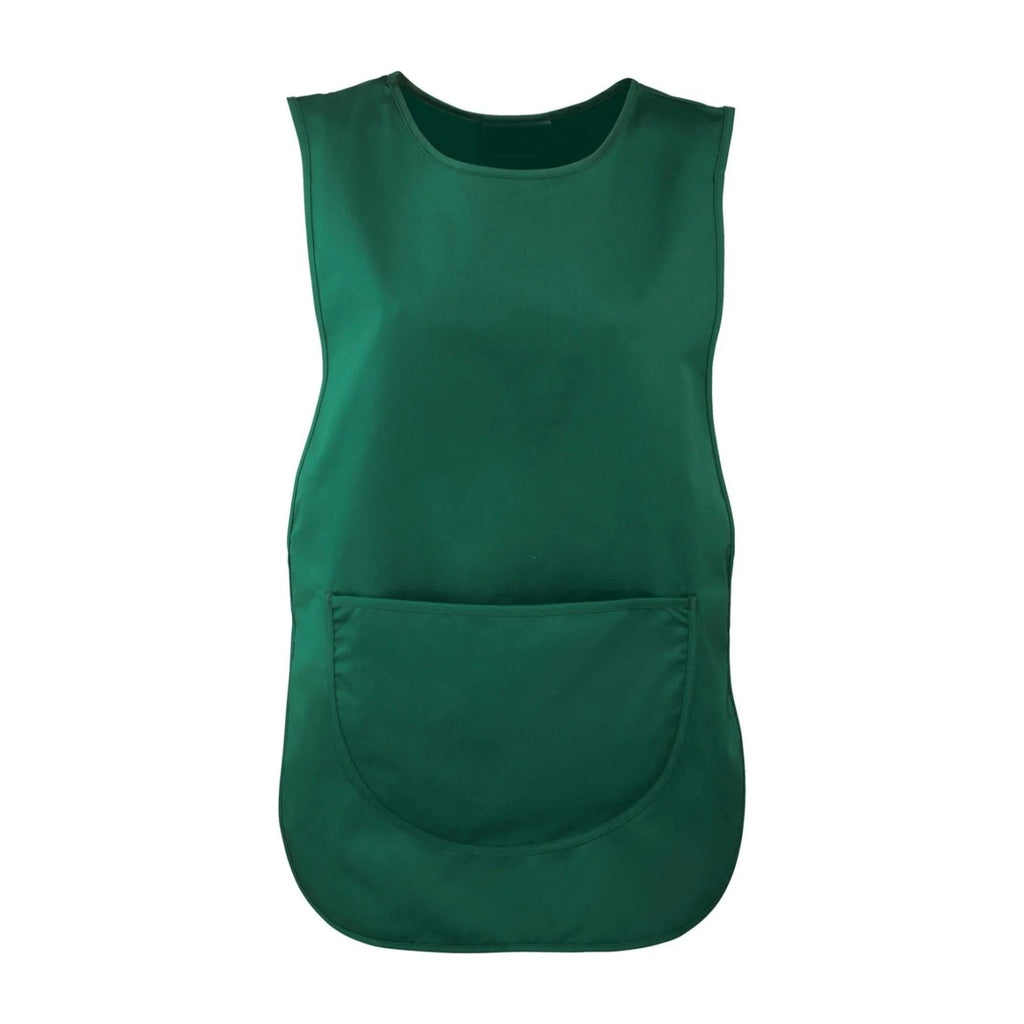 Tablier Chasuble, coloris vert bouteille, sur fond blanc