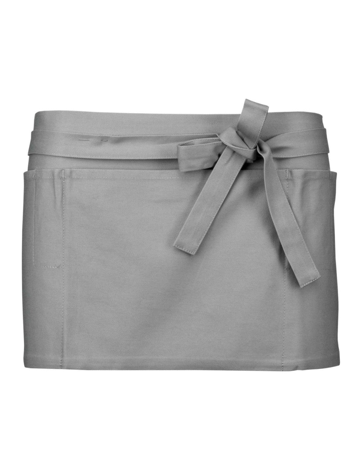 Tablier Court, gris clair, de face