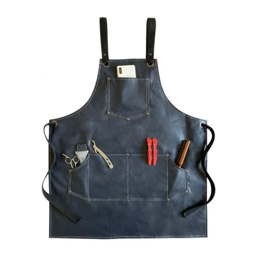 Arbeitsschürze für Herren, Blau