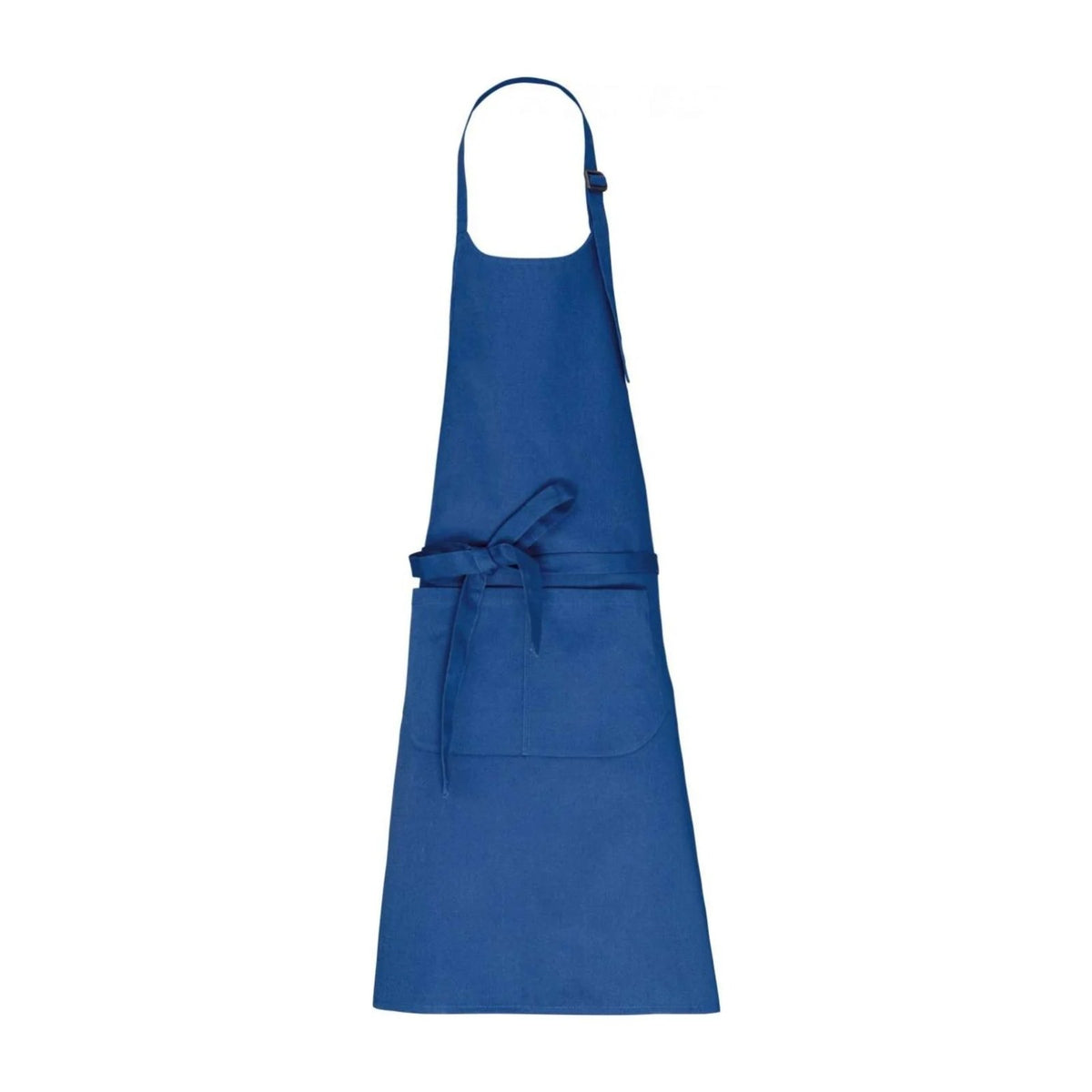 Kochschürze Blau, Meeresblau, Vorderansicht