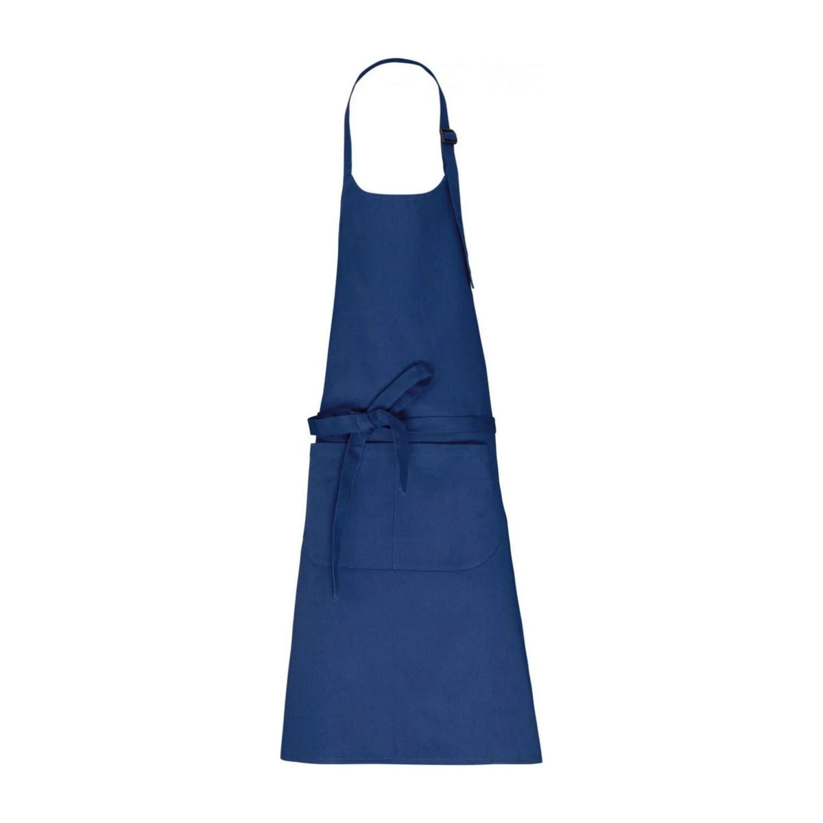 Kochschürze Blau, Indigo, Vorderansicht