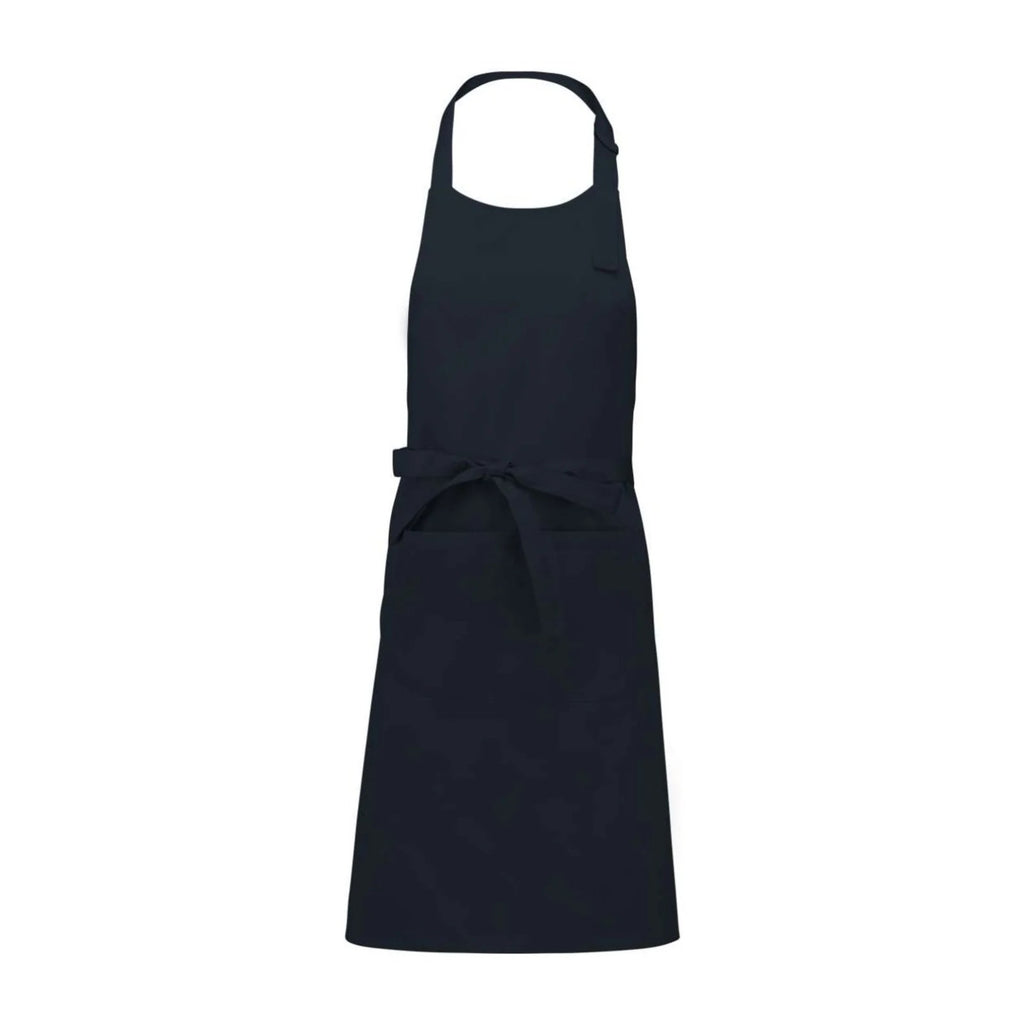 Kochschürze Traditionell, Marineblau, Vorderansicht