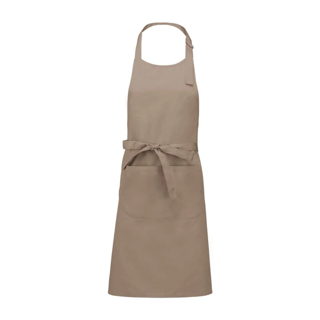 Kochschürze Leicht, Beige, Vorderansicht