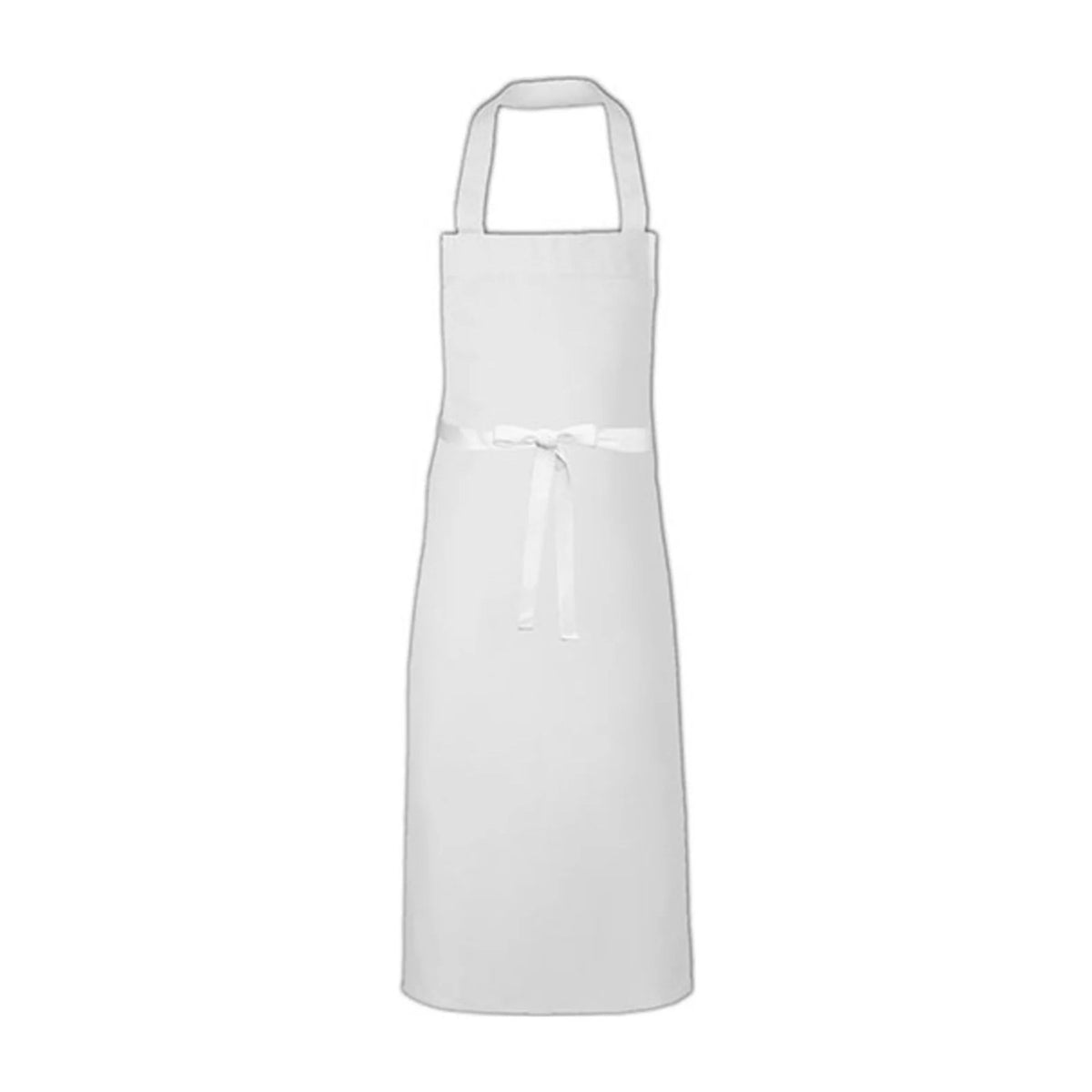 Tablier de Cuisine Personnalisé, blanc, de face