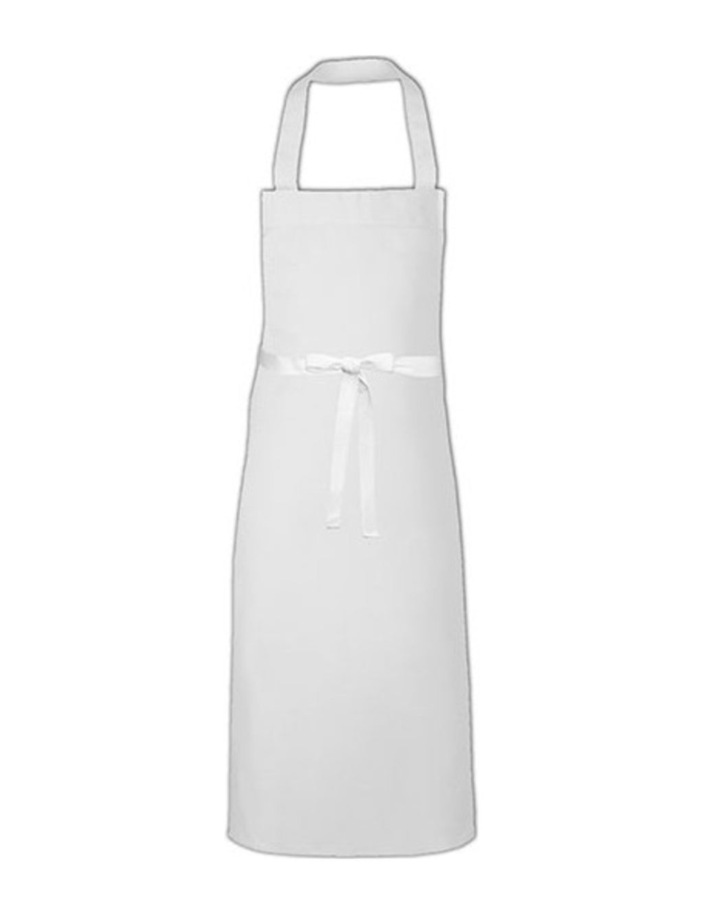 Tablier de Cuisine Personnalisé, blanc, de face