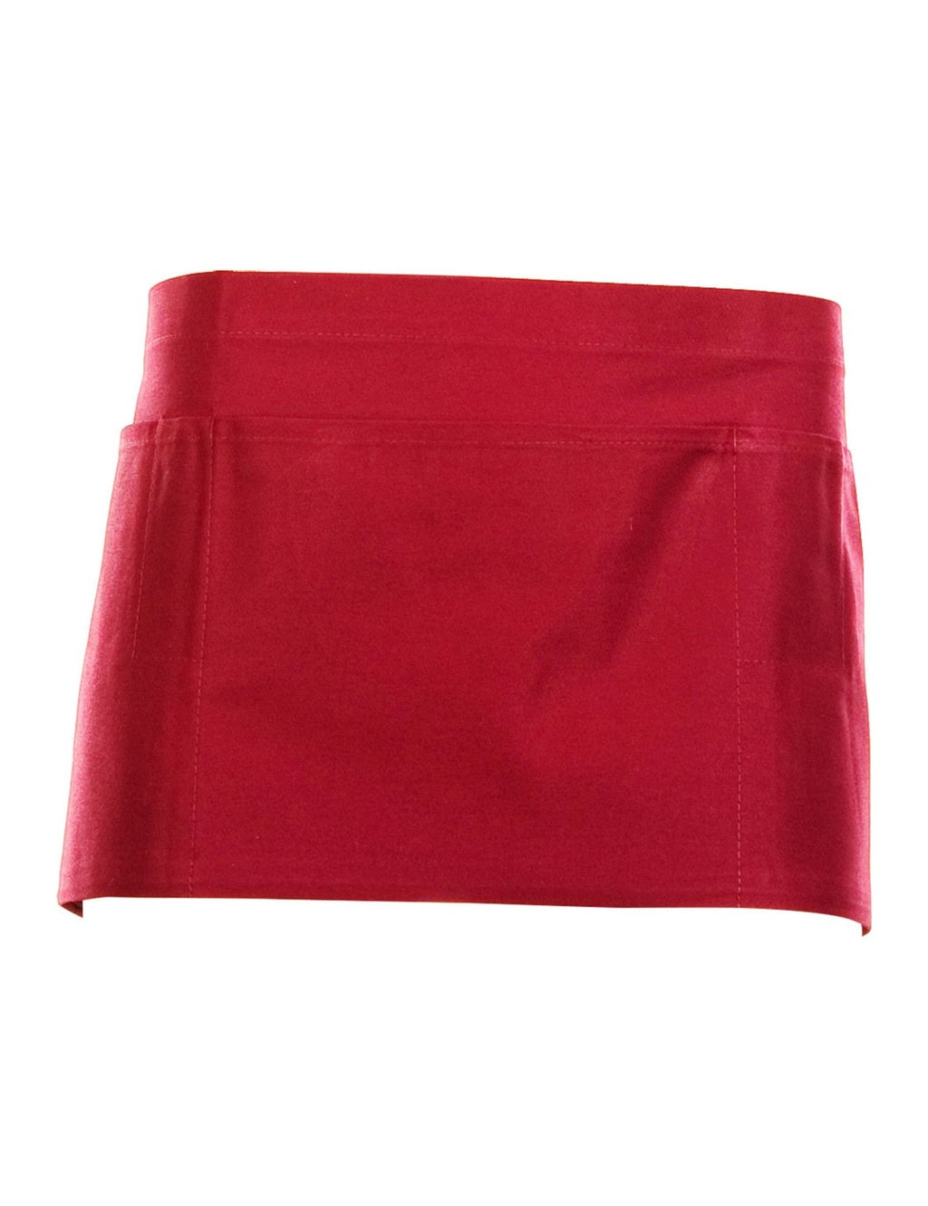 Tablier de Bar, rouge, de face