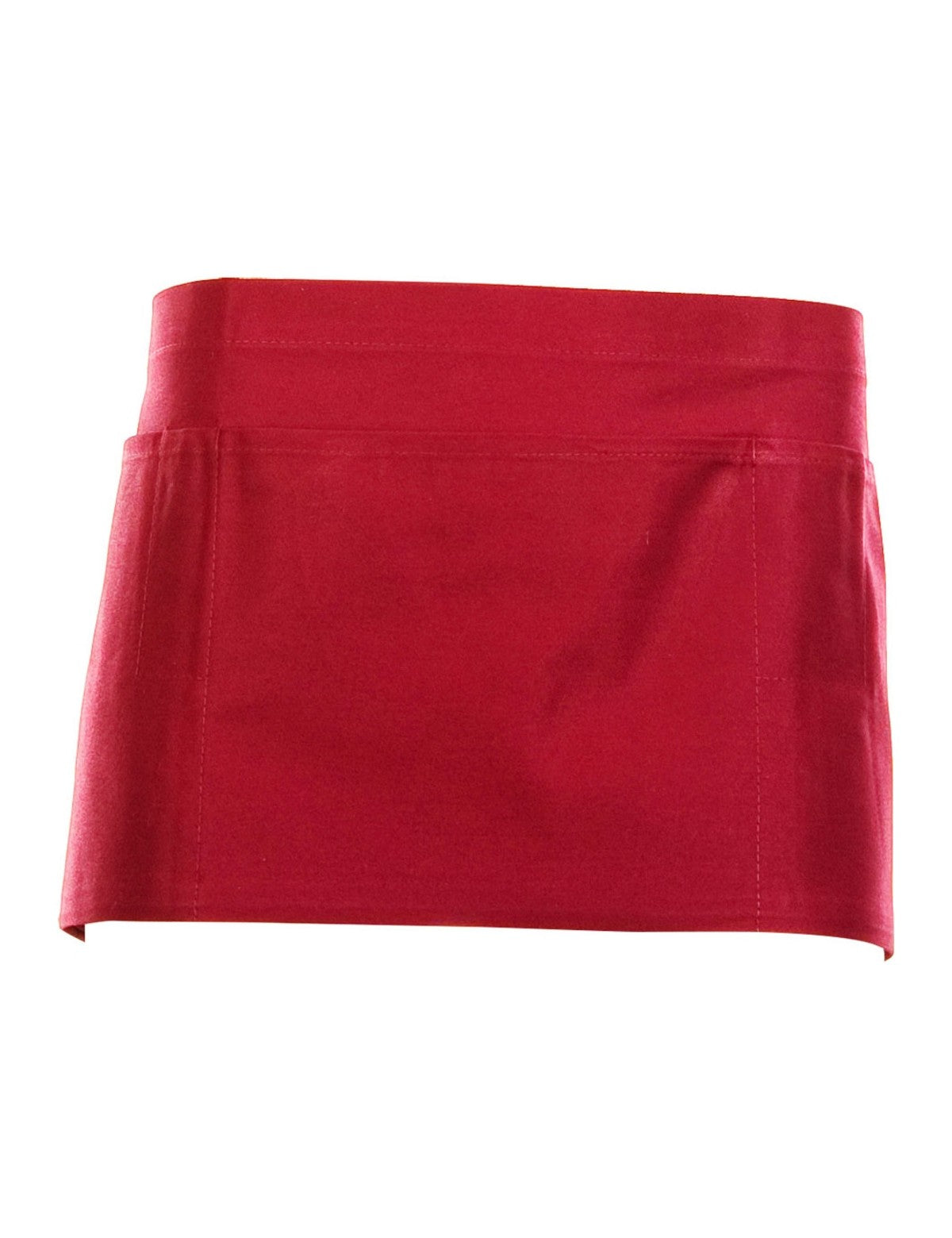 Tablier de Bar, rouge, de face